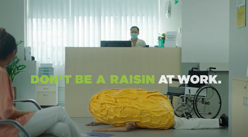 Raisin Healthcare Worker (Slips, Trips and Falls)
