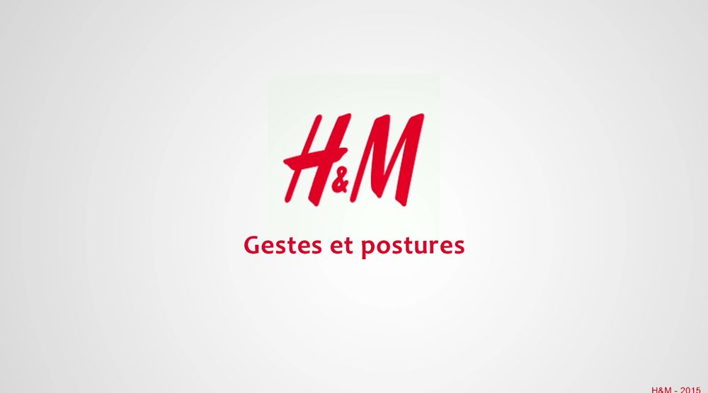 H&M Formation Gestes et Postures