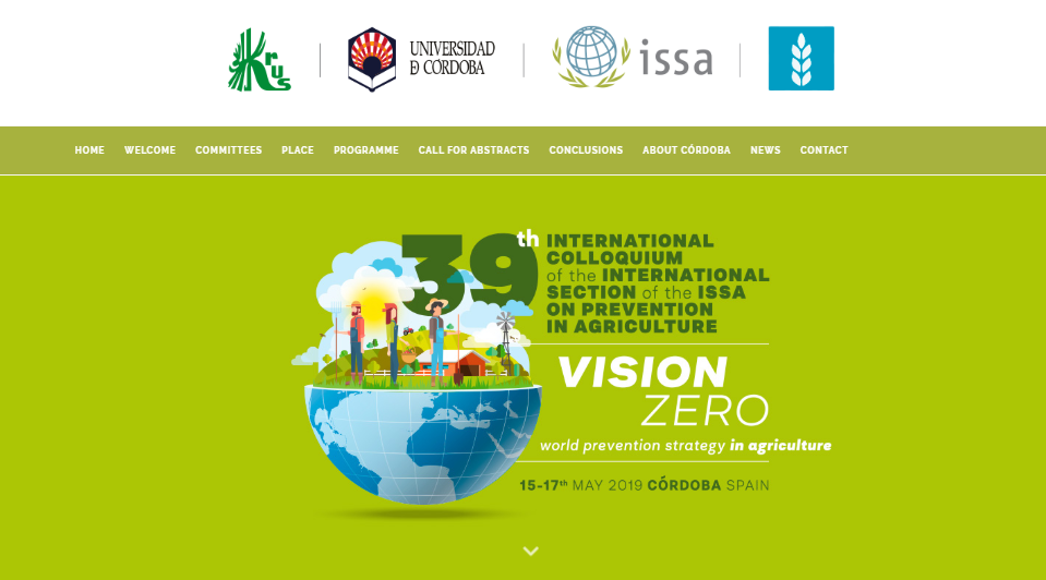 39th International Colloquium of the International Section of the ISSA on Prevention in Agriculture