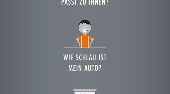 Schlaue Autos App